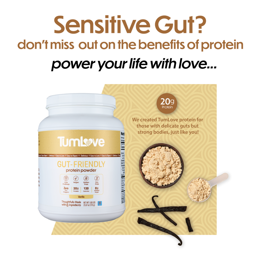TumLove Gut-Friendly Protein Powder 25 Servings