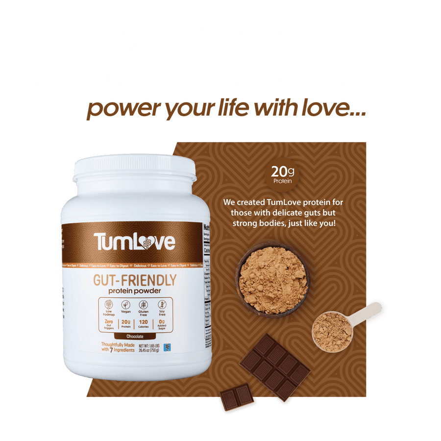 TumLove Gut-Friendly Protein Powder 25 Servings